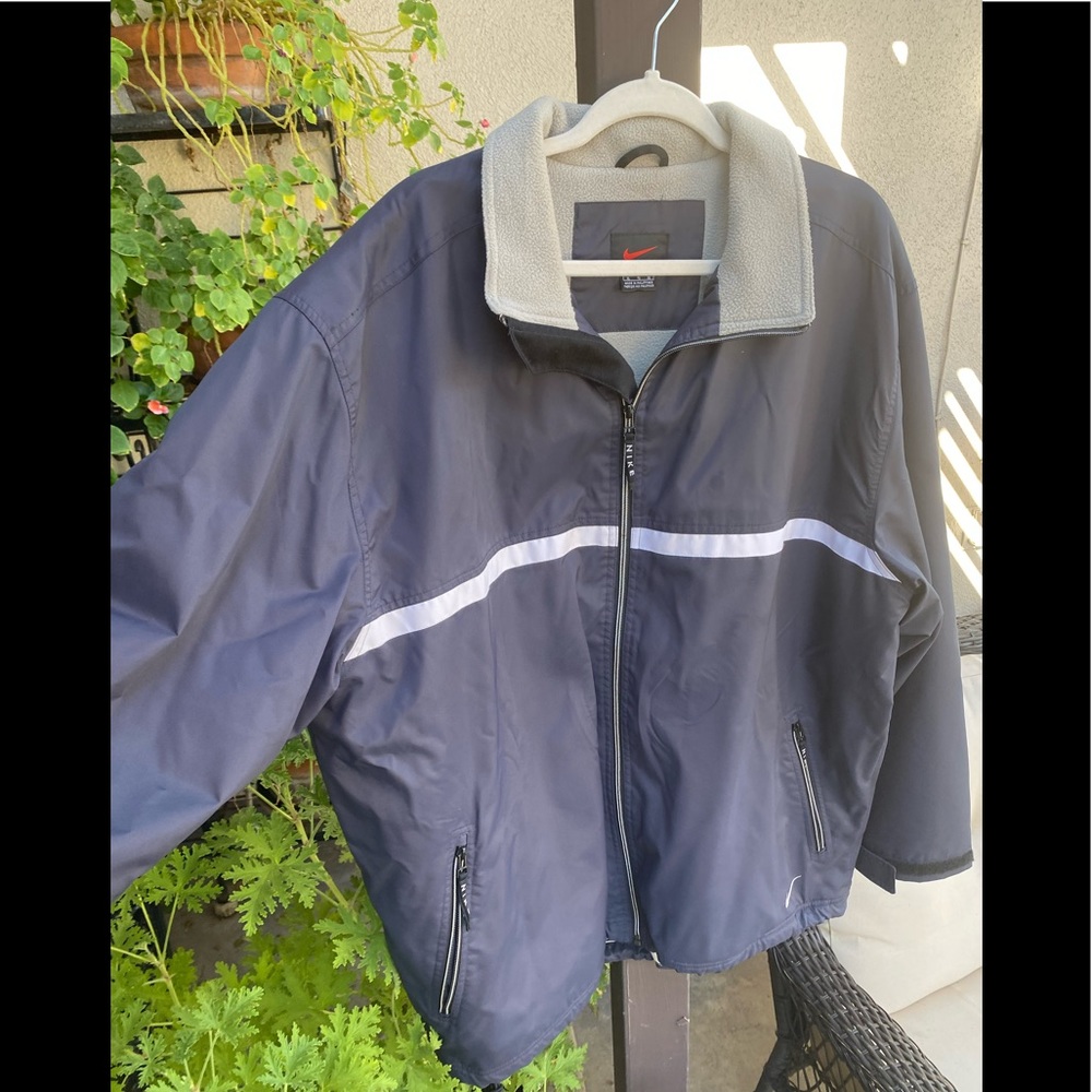 Mens NIKE fleece lined jacket. XL
